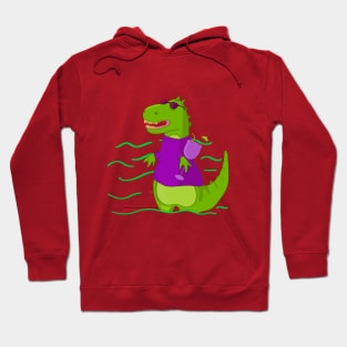 Dinosaur on holiday Hoodie